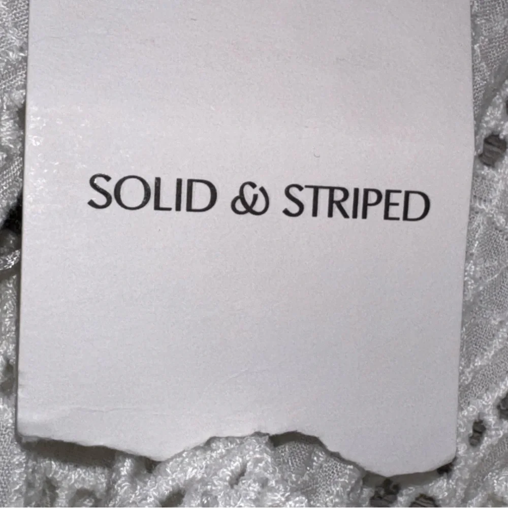 NWT Solid & Striped x REVOLVE Kai white Brule Leaf Eyelet maxi dress size xsmall - Picture 12 of 14